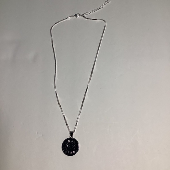 You are My Sunshine My only Sunshine Women’s Smile face Necklace Sliver Tone - Picture 5 of 11